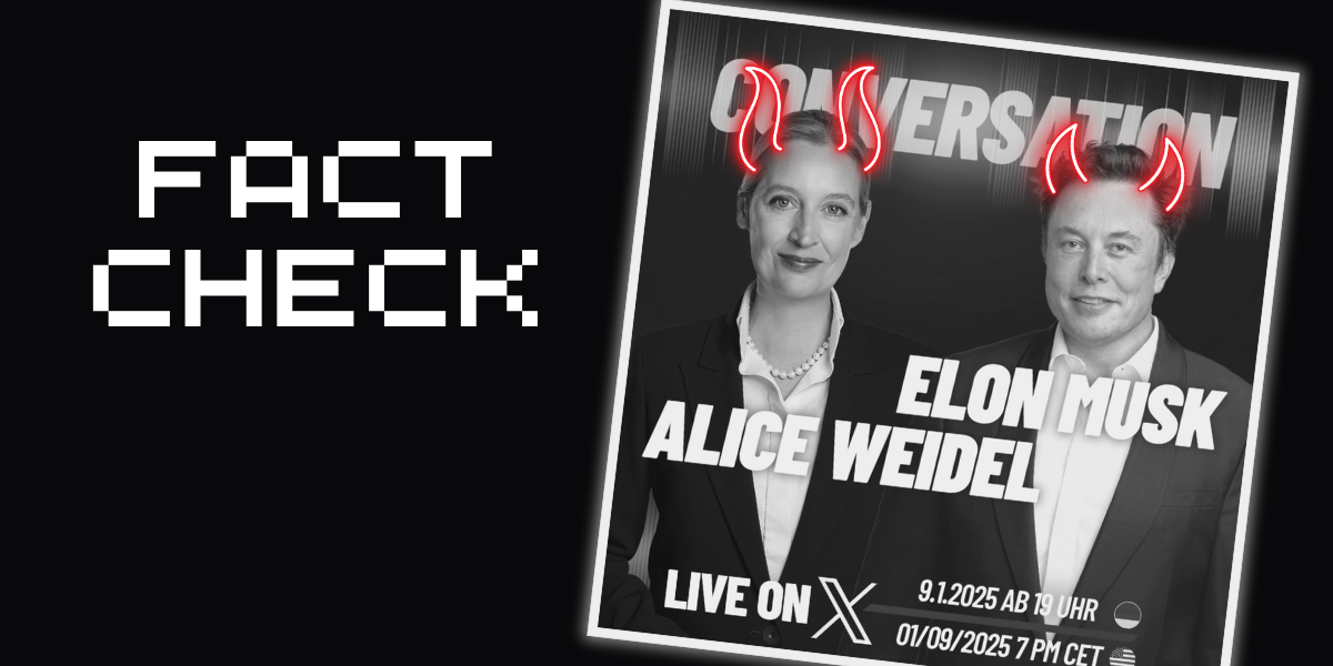 Talk Alice Weidel und Elon Musk